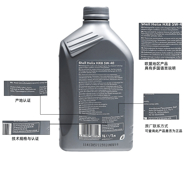 殼牌 喜力HX8 5W-40 SN PLUS 1L裝-第4張圖片-鄭州市冠恒貿易有限公司【官方網站】-車用潤滑油服務專家